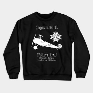 Jasta 11 Fokker DR.I German Triplane Dreidecker Richthofen Jagdstaffel Shirt Crewneck Sweatshirt